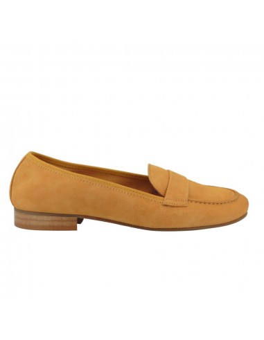 Mocassin Saura jaune FOLIES - Mocassin nubuck