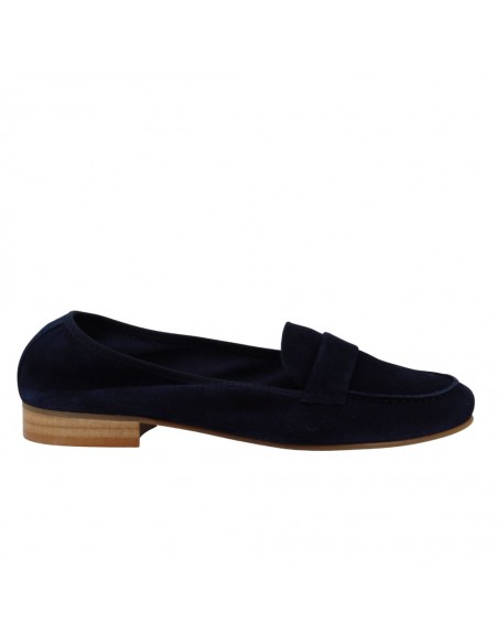 Mocassin Saura bleu marine FOLIES - Mocassin nubuck