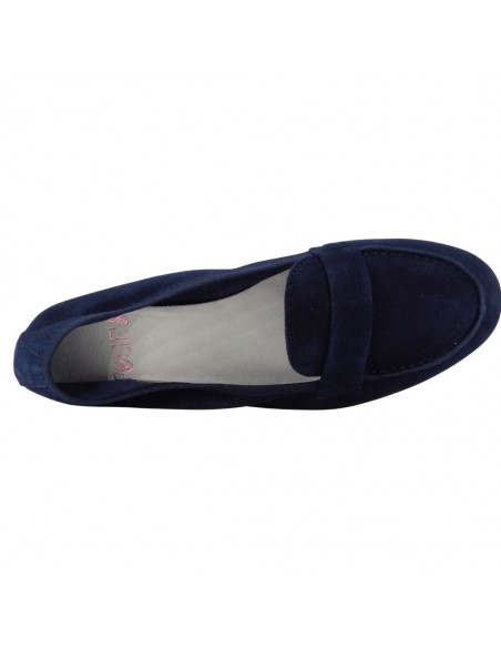 Mocassin Saura bleu marine FOLIES - Mocassin nubuck