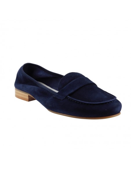 Mocassin Saura bleu marine FOLIES - Mocassin nubuck