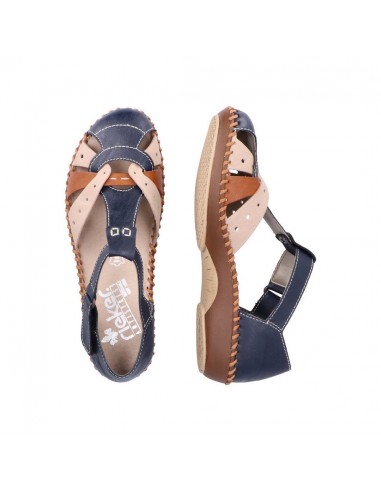 Chaussures Rieker Femme M1655 - Confort Pieds Nus - Simili Cuir Souple Pour Quotidien