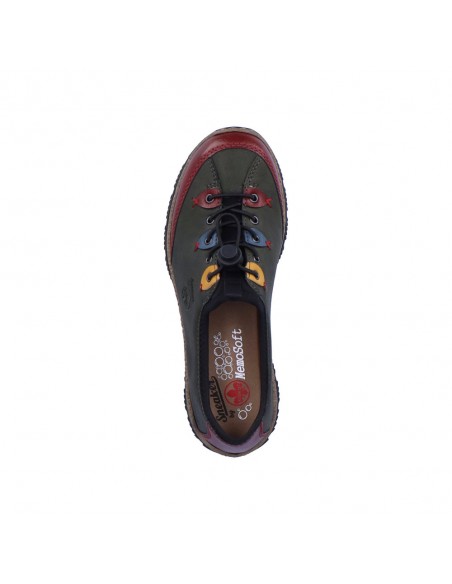 RIEKER / N3271-54 / Vert rouge