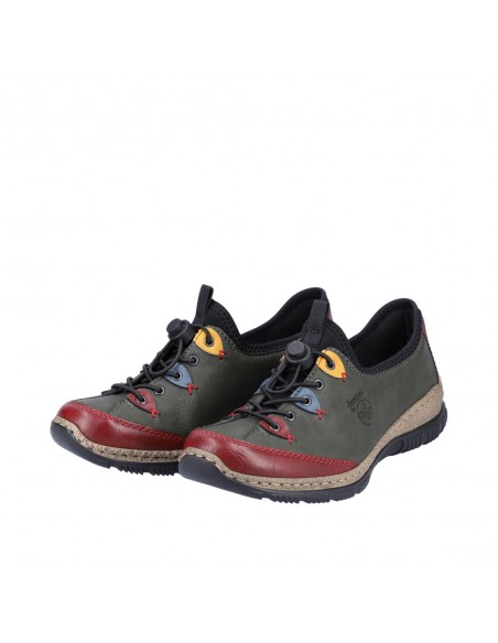 RIEKER / N3271-54 / Vert rouge