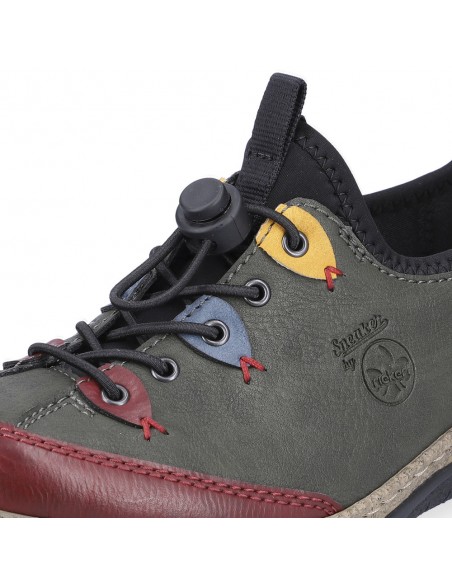 RIEKER / N3271-54 / Vert rouge