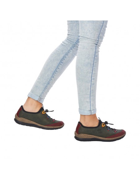 RIEKER / N3271-54 / Vert rouge