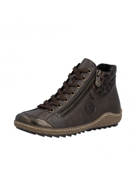 RIEKER / L7514-25 / Antik / Basket montante femme lacets et zip