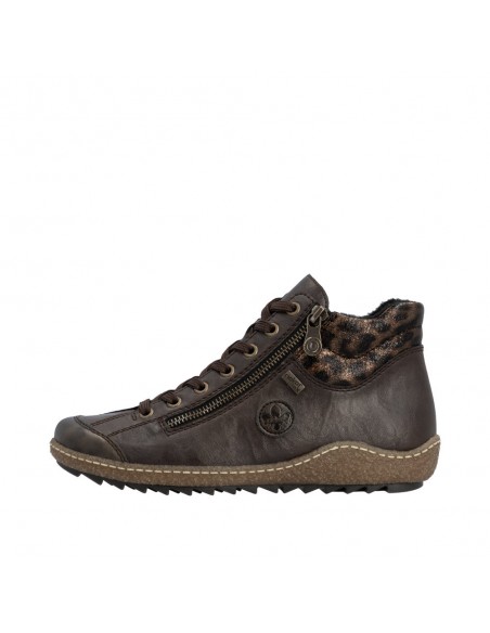 RIEKER / L7514-25 / Antik / Basket montante femme lacets et zip
