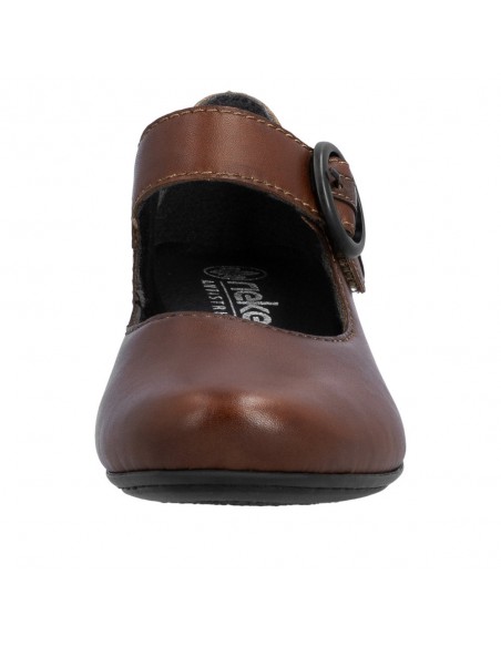 RIEKER / 41756-22 / Babies brun femme et bride velcro