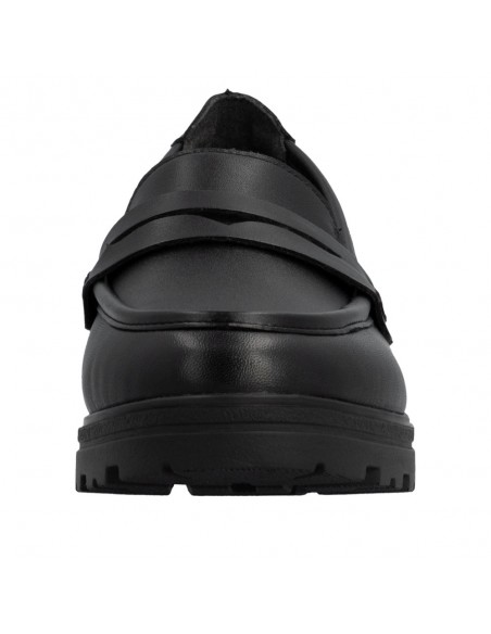 RIEKER / 43050-01 / Noir / Mocassin femme confort