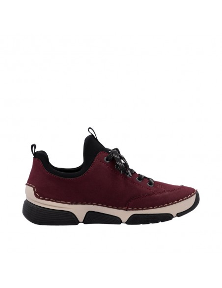 RIEKER / 45973-36 / Bordo-noir / Basket femme