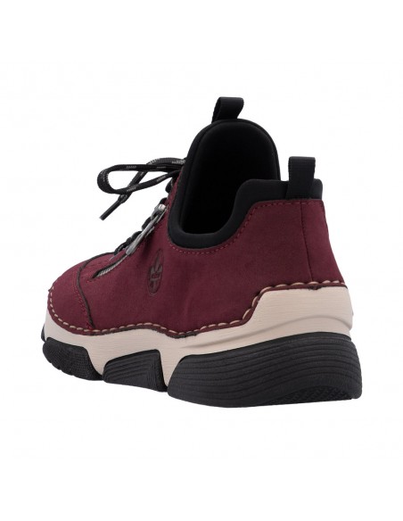 RIEKER / 45973-36 / Bordo-noir / Basket femme