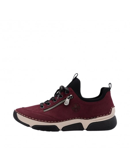 RIEKER / 45973-36 / Bordo-noir / Basket femme