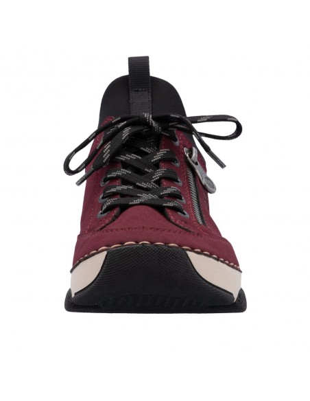 RIEKER / 45973-36 / Bordo-noir / Basket femme