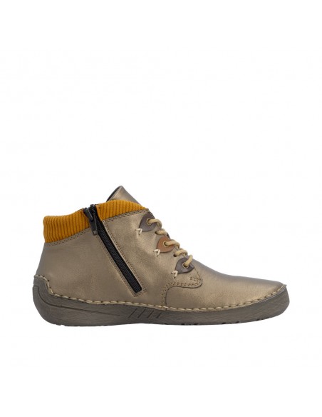 RIEKER / 52544-90 / Bronze / Chaussures femme lacets