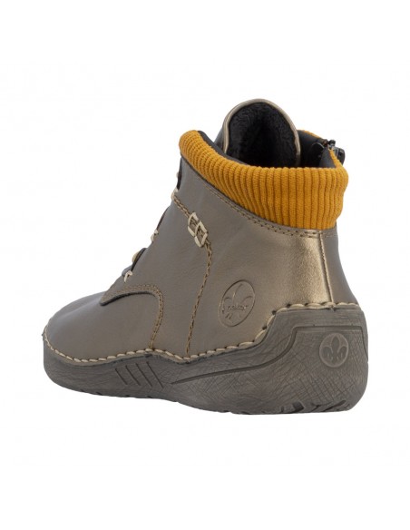 RIEKER / 52544-90 / Bronze / Chaussures femme lacets