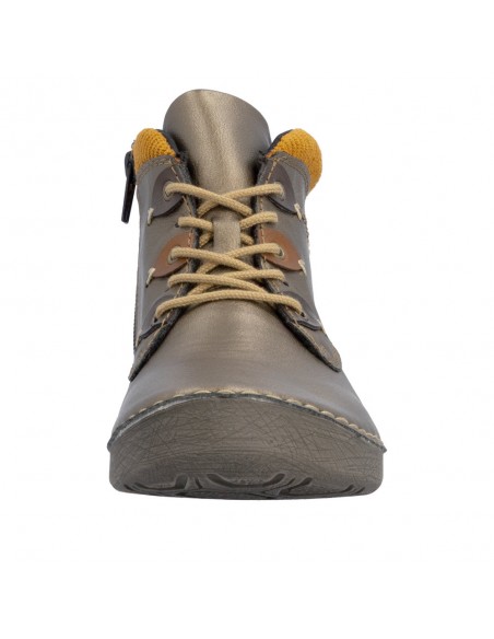 RIEKER / 52544-90 / Bronze / Chaussures femme lacets