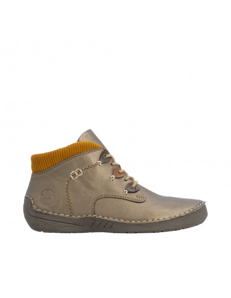 RIEKER / 52544-90 / Bronze / Chaussures femme lacets