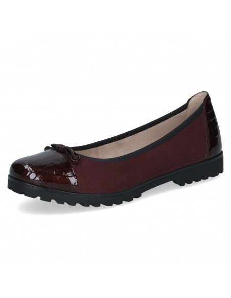 CAPRICE / 22150 / Bord croco / Ballerine cuir femme