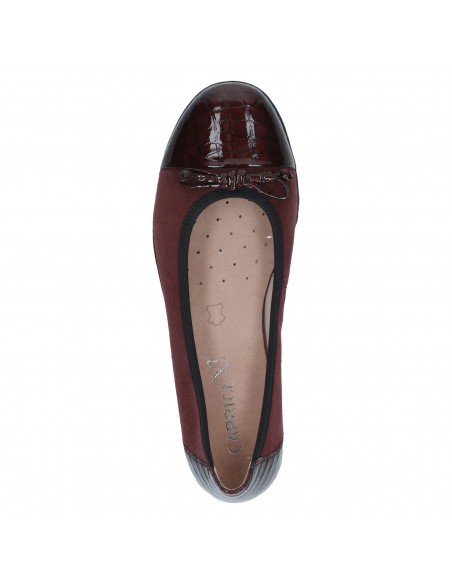 CAPRICE / 22150 / Bord croco / Ballerine cuir femme