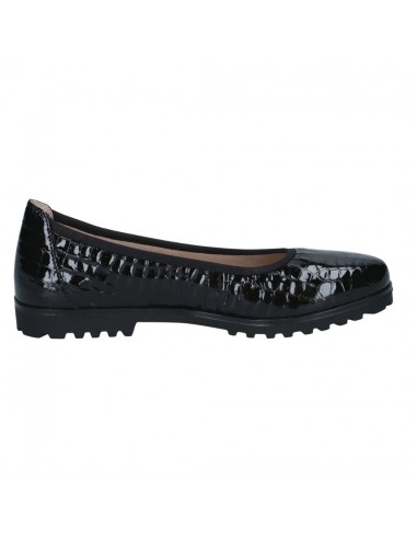 CAPRICE / 22151 / Black Croco / Ballerine femme