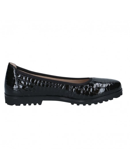 CAPRICE / 22151 / Black Croco / Ballerine femme