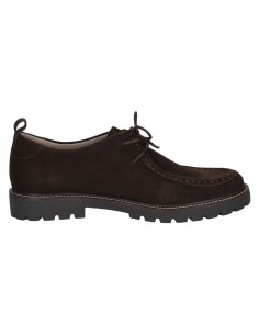 CAPRICE / 23612 / Brun nubuck / Chaussure femme à lacets