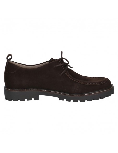 CAPRICE / 23612 / Brun nubuck / Chaussure femme à lacets