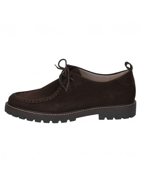 CAPRICE / 23612 / Brun nubuck / Chaussure femme à lacets