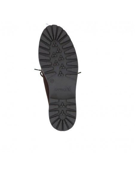 CAPRICE / 23612 / Brun nubuck / Chaussure femme à lacets