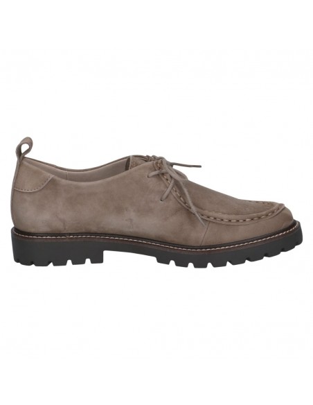 CAPRICE / 23612 / Taupe nubuck / Chaussures à lacets femme