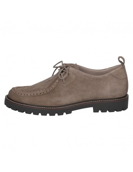 CAPRICE / 23612 / Taupe nubuck / Chaussures à lacets femme