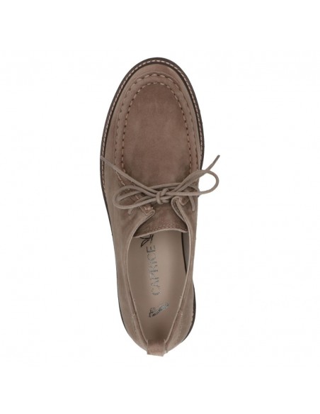 CAPRICE / 23612 / Taupe nubuck / Chaussures à lacets femme