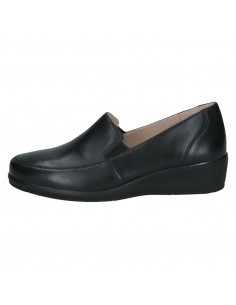 CAPRICE / 24352 / Noir nappa / Mocassin femme largeur H 2