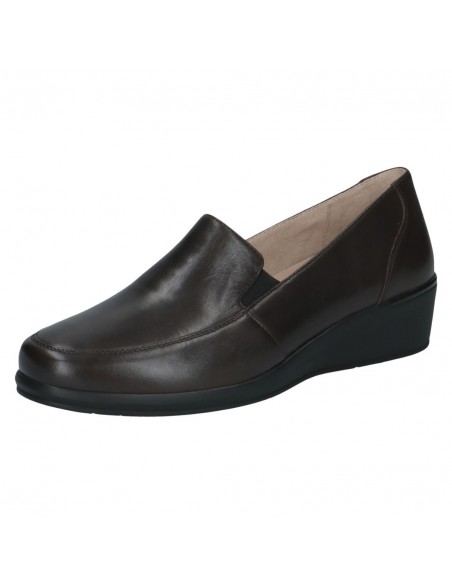 CAPRICE / 24352 / Brun / Mocassin femme largeur H