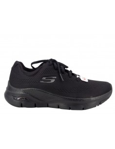 Basket sneakers 149057 noir SKECHERS - Semelle Arch Fit, support voûte plantaire